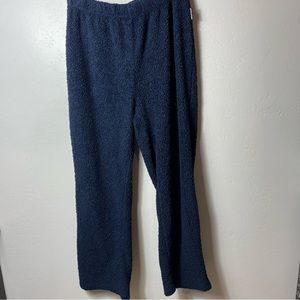 Green Treat Women’s Lounge Pajama Pants Blue Size M/L Blue Electric Waist